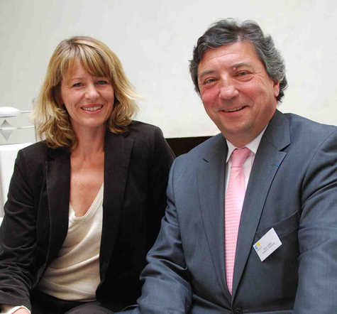 Claire Ripert Lartigau, Directrice de la communication de la ville et Olivier Lépine, Directeur général de Biarritz Tourisme Claire Ripert Lartigau, Directrice de la communication de la ville et Olivier Lépine, Directeur général de Biarritz Tourisme