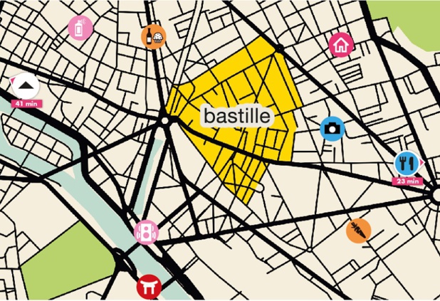 FokusMap est une plateforme de création de cartes touristiques interactives, personnalisées et surtout graphiques - DR : FokusMap