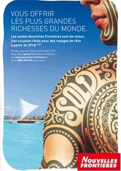 Nouvelles Frontières s'affiche à Paris et en Province pour les soldes Nouvelles Frontières s'affiche à Paris et en Province pour les soldes