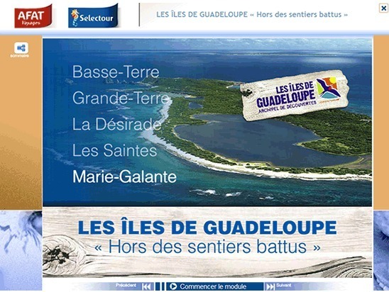 AS Voyages lance un e-learning sur la Guadeloupe et ses îles AS Voyages lance un e-learning sur la Guadeloupe et ses îles