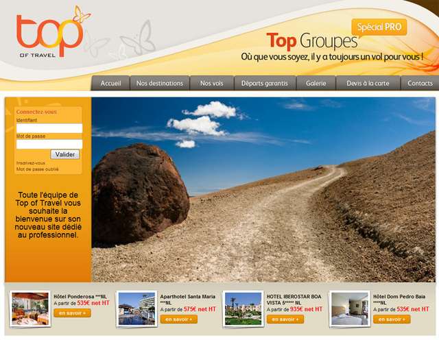 Top of Travel lance un nouveau site dédié aux groupes Top of Travel lance un nouveau site dédié aux groupes