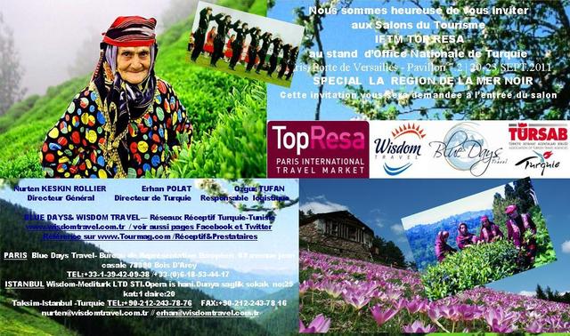 WISDOM TRAVEL ET BLUE DAYS TRAVEL présent à TOP RESA! WISDOM TRAVEL ET BLUE DAYS TRAVEL présent à TOP RESA!
