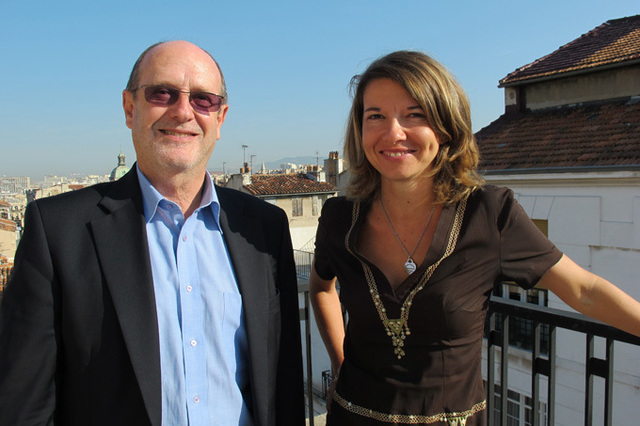 "Le chiffre d'affaires de Vacances Bleues est en hausse de 3% au 31 août 2011, par rapport à la même période en 2010, et nous prévoyons de belle perspectives pour 2012", ont précisé Jean-Louis Largeteau, président du Directoire et Marianne Yung, directrice marketing et communication - DR : A.B. "Le chiffre d'affaires de Vacances Bleues est en hausse de 3% au 31 août 2011, par rapport à la même période en 2010, et nous prévoyons de belle perspectives pour 2012", ont précisé Jean-Louis Largeteau, président du Directoire et Marianne Yung, directrice marketing et communication - DR : A.B.