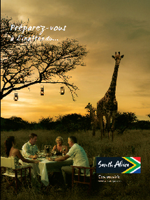 Campagne publicitaire : l'Afrique du Sud voit les choses en grand Campagne publicitaire : l'Afrique du Sud voit les choses en grand