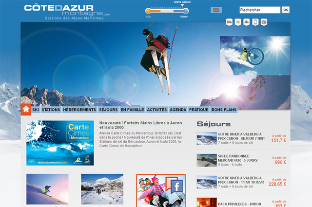 Côte d'Azur : le CRT Riviera lance un site dédié à son offre montagne Côte d'Azur : le CRT Riviera lance un site dédié à son offre montagne