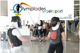 Du 5 juillet au 5 août, les passagers pourront s'initier à différentes disciplines olympiques dans les Aéroports de Paris - Photo DR Du 5 juillet au 5 août, les passagers pourront s'initier à différentes disciplines olympiques dans les Aéroports de Paris - Photo DR