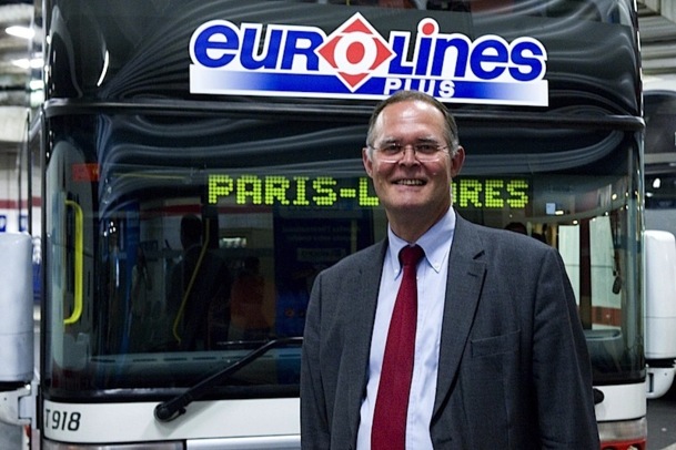 Antoine Michon, le directeur général d'Eurolines. DR Antoine Michon, le directeur général d'Eurolines. DR