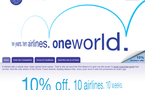 oneworld fête ses 10 ans et lance des offres spéciales