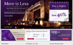 Starwood Hotels lance l'opération ''More is less''