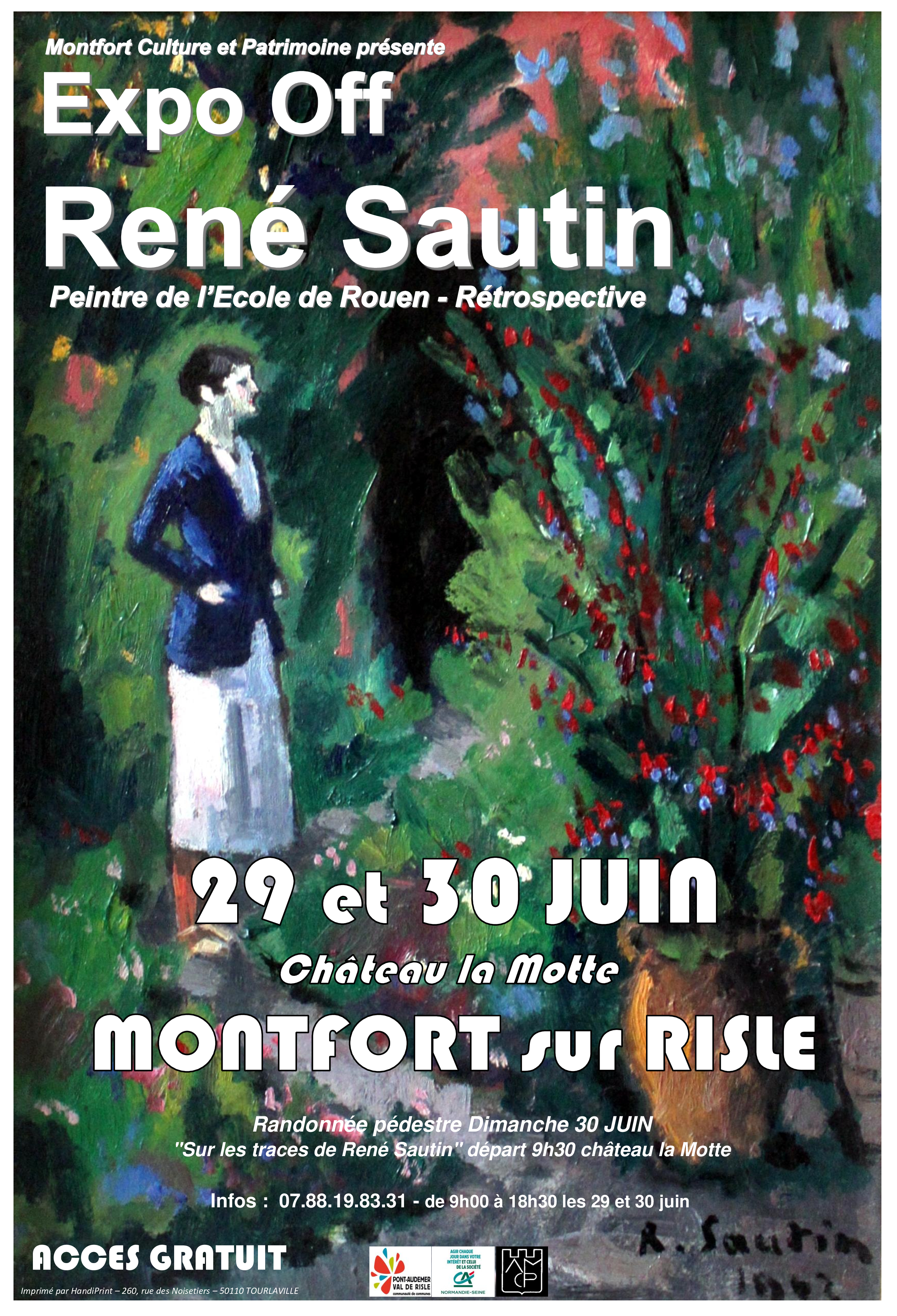 Expo Off Rétrospective de René Sautin - peintre de l'Ecoled e Rouen