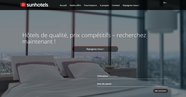 Sunhotels va gérer l'offre hôtelière de Thomas Cook - Capture d'écran Sunhotels va gérer l'offre hôtelière de Thomas Cook - Capture d'écran