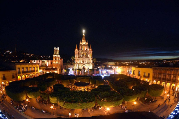 San Miguel de Allende vue de nuit - DR