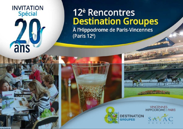 Destination Groupes fête ses 20 ans le 11 octobre 2016 Destination Groupes fête ses 20 ans le 11 octobre 2016