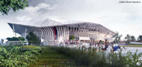Le nouveau Grand Stade de Lyon. Photo Tourmag.com.