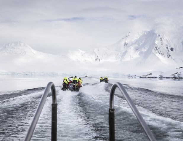 Hurtigruten souhaite naviguer dans l'Arctique et l'Antarctique à bord de bateaux d'exploration entièrement électriques - DR : Hurtigruten