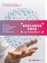 Groupes : Exclusive Pack, l’offre B2B en marque blanche de Nationaltours Groupes : Exclusive Pack, l’offre B2B en marque blanche de Nationaltours