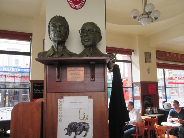 Le café Métropole devant la gare de Rouen. Simone de Beauvoir et Jean-Paul Sartre s'y retrouvaient. Photo MS.