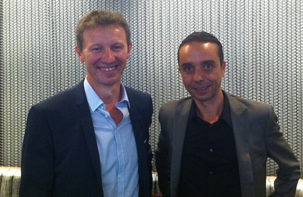 Patrick Barbé-Labarthe directeur commercial et Christopher Verdu, un ancien de Mégavacances qui sera en charge de séduire de nouveaux membres et de présenter le concept sur le stand du groupe à l'IFTM - Photo LAC