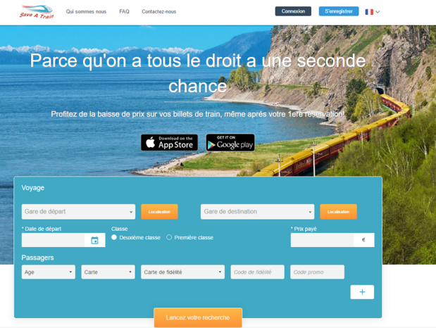 Save a Train alerte les voyageurs de trains quand les prix varient en leur faveur après leur achat - (c) saveatrain.com Save a Train alerte les voyageurs de trains quand les prix varient en leur faveur après leur achat - (c) saveatrain.com