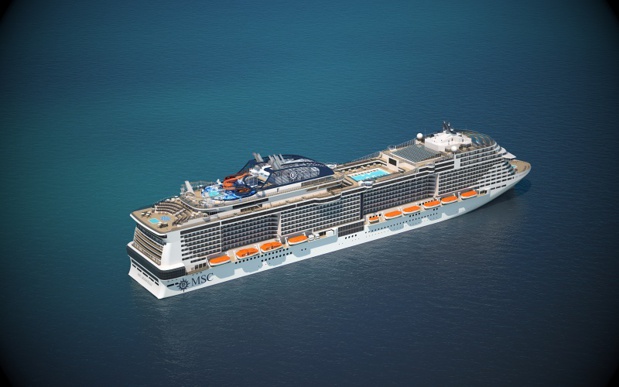 Le premier navire de la classe MSC Meraviglia, qui sortira en 2017, abritera une promenade intérieure de 96 mètres, dont le plafond sera un dôme de 80 mètres de long composé de LED. Le plus grand en mer ! - DR : MSC Croisières Le premier navire de la classe MSC Meraviglia, qui sortira en 2017, abritera une promenade intérieure de 96 mètres, dont le plafond sera un dôme de 80 mètres de long composé de LED. Le plus grand en mer ! - DR : MSC Croisières