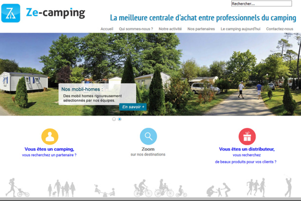 La centrale d'achat Ze-Camping souhaite étendre ses partenariats B2B - Capture écran La centrale d'achat Ze-Camping souhaite étendre ses partenariats B2B - Capture écran