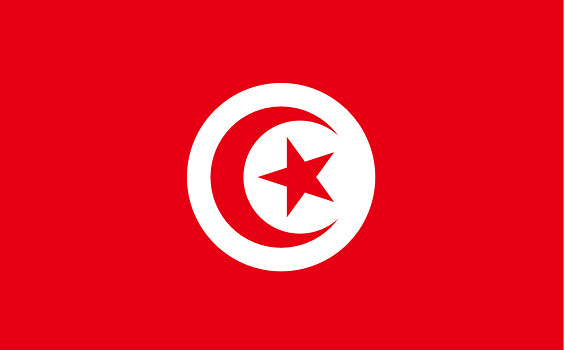 Drapeau de la Tunisie - DR : Wikipedia