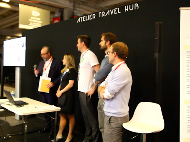 Le jury du Start-up Contest annonce le lauréat de la première journée (c) Johanna Gutkind Le jury du Start-up Contest annonce le lauréat de la première journée (c) Johanna Gutkind