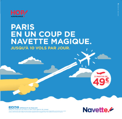 Hop! Air France : nouvelle navette entre Montpellier et Orly dès fin octobre 2016