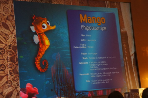 Mango, le petit hippocampe était la vedette de la campagne de pub de Selectour Afat lancée en 2014 - DR