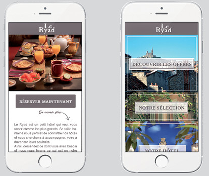 L'hôtel Le Ryad à Marseille dispose désormais de son application mobile - DR L'hôtel Le Ryad à Marseille dispose désormais de son application mobile - DR