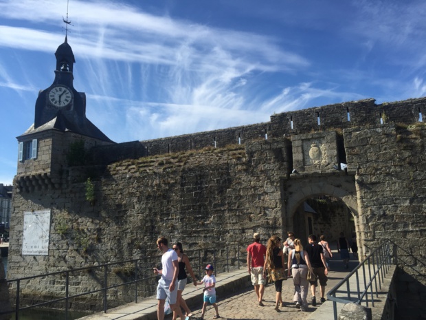 Bridge of the walled city of Concarneau (photo: SHD)