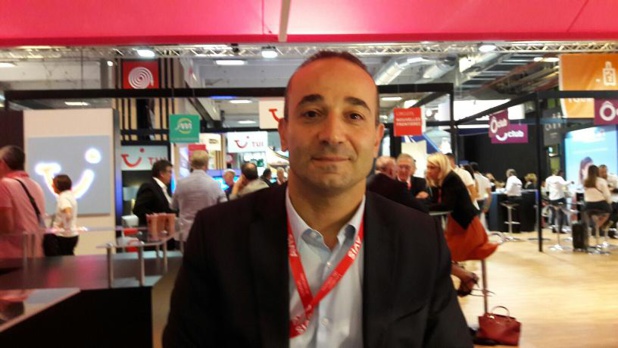 Bruno Berrebi directeur général de Times Tours et Premium Travel au Village des TO de IFTM/Top Resa. Photo MS.