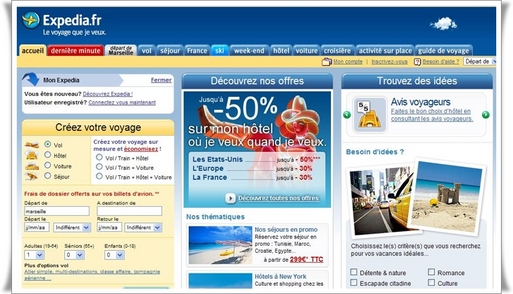 ''Les achats de dernière minute sur Expedia.fr ont progressé de 20 % de juin à septembre 2008 par rapport à la même période l'an dernier. ..''