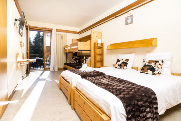 Chambre au village des Balcons du Mont-Blanc Chambre au village des Balcons du Mont-Blanc