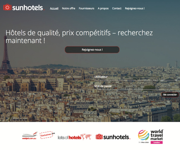Sunhotels propose plus de 100 000 produits réservables, inventaire en forte expansion : des hôtels de 1 à 5 étoiles (indépendants, de chaîne, boutiques hôtels, etc.), des villas, des appartements, avec des modes de pensions variables, et des services divers - Capture écran Sunhotels propose plus de 100 000 produits réservables, inventaire en forte expansion : des hôtels de 1 à 5 étoiles (indépendants, de chaîne, boutiques hôtels, etc.), des villas, des appartements, avec des modes de pensions variables, et des services divers - Capture écran