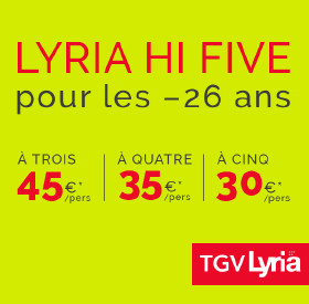 TGV Lyria lance une offre pour les jeunes de moins de 26 ans