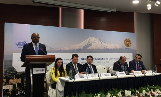 Les membres affiliés de l'OMT étaient réunis à Erevan du 1er au 4 octobre 2016 - Photo : Flickr/OMT Les membres affiliés de l'OMT étaient réunis à Erevan du 1er au 4 octobre 2016 - Photo : Flickr/OMT