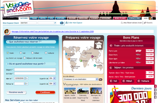 V - Voyages-SNCF.com : ''les acteurs en ligne vont développer des méga-niches de compétences''