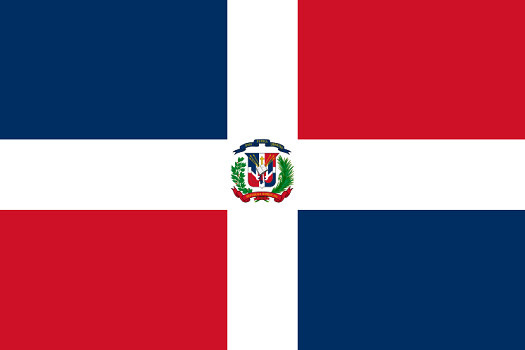 Drapeau de la République Dominicaine - DR : Wikipedia