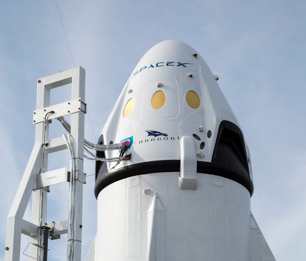 Elon Musk, le patron de Space X, a évoqué son souhait de faire décoller le premier vol habité vers la planète rouge en 2024 - Photo Credit — SpaceX Elon Musk, le patron de Space X, a évoqué son souhait de faire décoller le premier vol habité vers la planète rouge en 2024 - Photo Credit — SpaceX