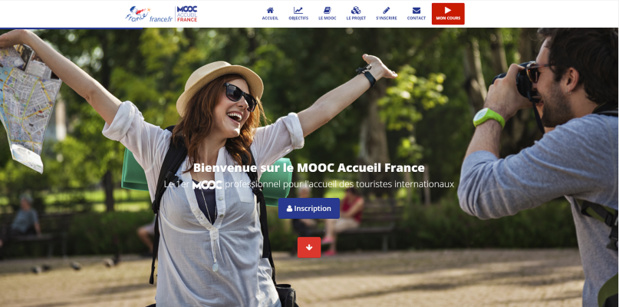 Le MOOC Accueil France forme les professionnels du tourisme à l'accueil de 6 nationalités différentes - Capture d'écran
