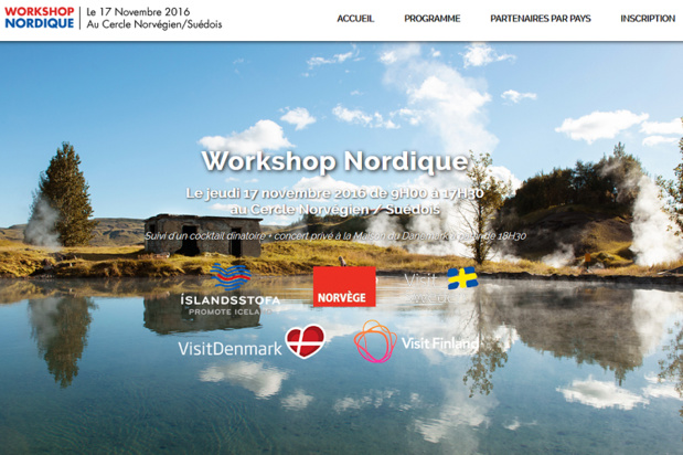 Le workshop rassemblera les 5 pays Nordiques : Danemark, Finlande, Islande, Norvège et Suède.