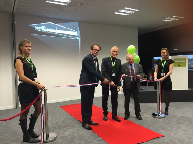 Yves Verdié coupe le ruban - DR : Groupe Verdié Yves Verdié coupe le ruban - DR : Groupe Verdié