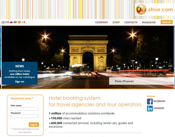 6tour envisage de recruter 9 000 nouveaux professionnels partenaires d'ici 2020 - Capture d'écran 6tour envisage de recruter 9 000 nouveaux professionnels partenaires d'ici 2020 - Capture d'écran
