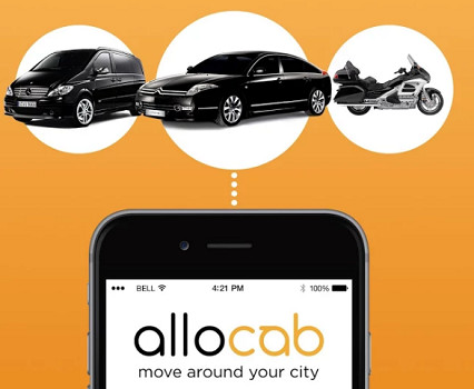 AlloCab se présente comme "l'application qui réconcilie les taxis et les VTC" - DR : AlloCab