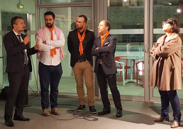 Les membres fondateurs du Network Provence Tourisme. De gauche à droite : Hervé Bellaïche, Alexandre Barthélémy, Fabien da Luz, Jean da Luz et Pascale Fildier - Photo : P.C.