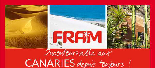 Fram : 5% de com en plus sur les forfaits individuels Canaries