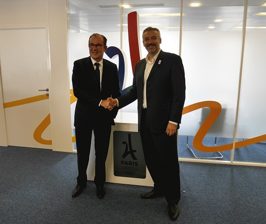 Left-right : Christian Mantei (Atout France) and Etienne Thobois (Paris 2024) - Photo : Atout France