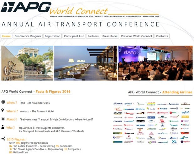 World Connect sera tiendra la semaine prochaine du 2 au 4 novembre 2016 à Monaco - Capture écran World Connect sera tiendra la semaine prochaine du 2 au 4 novembre 2016 à Monaco - Capture écran