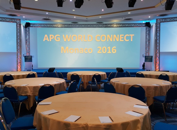 APG World Connect 2016 se déroule actuellement à l'hôtel Fairmont, à Monaco - Photo : P.C.